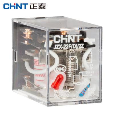 CHINT/正泰電器 JZX-22F 小型中功率電磁繼電器  JZX-22F(D)/4Z 插 AC220V